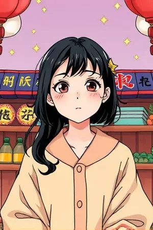 蓝调便利店竖版连载海报
